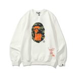 Bape猿人頭日本潮牌 不敗五道槓undefeated聯名款套頭圓領衛衣 男女同款 黑/白#街頭爆款