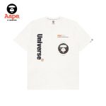 AAPER 猿人頭迷彩圓形印花字母LOGO 短袖T恤 黑/白#品質保證