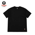Aape日版打底T恤｜微标LOGO｜黑色