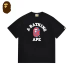BAPE Stroke Camo Collega 圓領LOGO短袖T恤