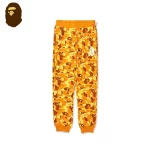 BAPE x PUBG 聯名衛褲絕地求生吃雞 橙迷彩猿人頭長褲