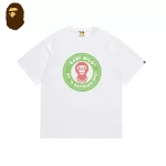BAPE 卡通BABY MILO圓章字母印花短袖T恤