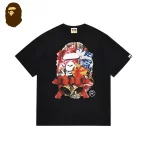 BAPE 聖誕猿人頭印花 短袖T恤