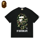 BAPE 花朵迷彩猿人頭字母印花短袖T恤