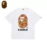 BAPE 迷彩花朵猿人頭字母印花短袖T恤