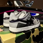 BAPE STA SK8 閃電星標 灰黑