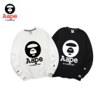 AAPE BY A BATHING APE經典猿人頭印花｜大學T