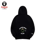 Aape Unvs連帽衛衣｜運動冠軍猿｜黑色-背面